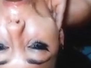 Facefuck Upside Down Cum In Throat For Hotty