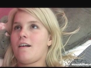 Blonde teen Maaike fucking
