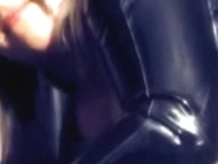 Big Beautiful Woman Does Handjob In Latex Fetish Video