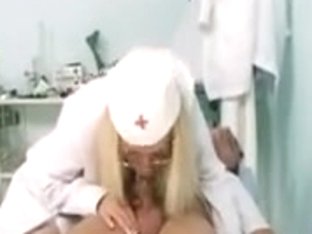 Slutty Nurse Gives Head Ding-Dong