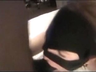 White Masked Housewife Participates In Sex With Darksome Fella