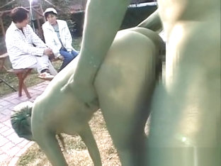 Asian Chick Is A Statue Getting Some Sex Part2