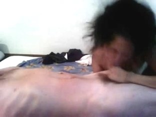 Jap floozy oral pleasure and consume