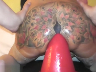 WOW anything can fit her ass...