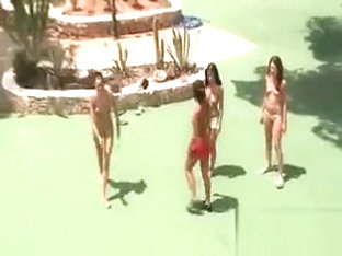 Ivana And Her Topless Girlfriends Having Fun Outdoor