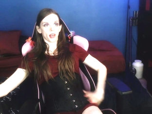 amateur Tgirl Big fat cock on live show