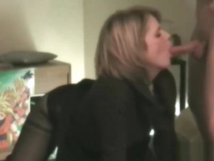 French Milf Deepthroat Blowjob And Anal