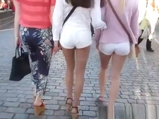 Three Pretty Girls With Sexy Ass