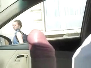 Man flashing dick in car