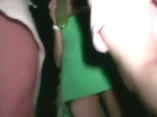 Several Hotties Dancing In An Upskirt Club Pornography Video