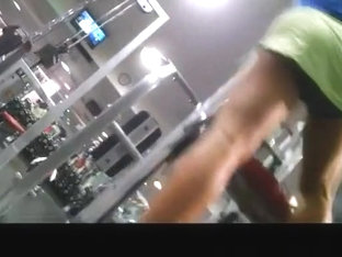 Guy At Gym Secretly Films MILF Exercising