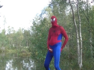randon spiderman self pleasure