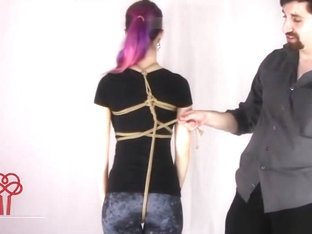 Japanese bondage harness tutorial