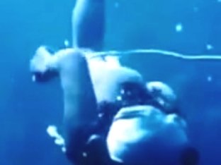 Japanese Ama Diver Underwater 1963