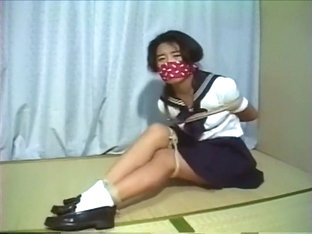 Tied And Gagged School Girl Struggle