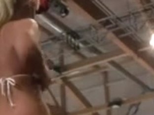 V Schmitt - german pornstar - live on stage