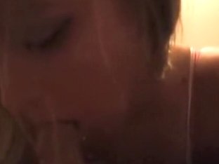 Mate Talks Ribald To His Breasty GF, During The Time That That Babe Sucks His Schlong POV