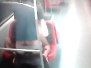 Couple having sex in the subway