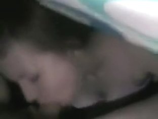 Blowjob under the sheets