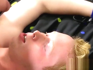 Bound Max Andrews ass toyed and raw banged before facial