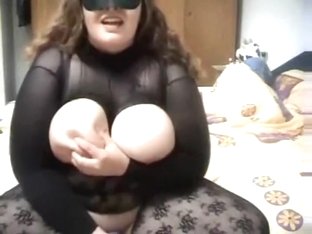 Masked German Large Adorable Woman Solo Fun