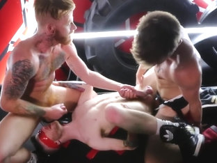 Luke Hudson, Seamus O'Reilly, Bennett Anthony, the FORT TROFF COCK HARNESS