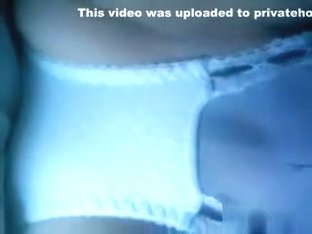 Maggie playing with a toy