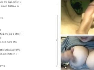 Presenting my huge bosoms on webcam