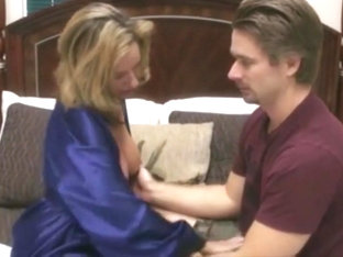 Stepmom consoles stepson after breakup