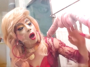 sissy niclo sexy girl makeup after masturbation6