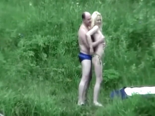 Older Guy Fucks A Teen Girl By The River