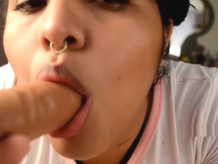 Daddy, your little girl really wants to give you a blowjob... please?