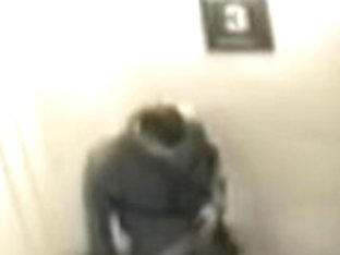 Stairway sex caught on tape