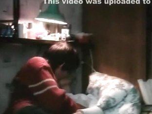 Sucking a long white penis