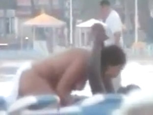 Couple Fucks At Hotel Beach