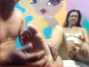 Brazilian MILF Foot Tickled To Orgasm