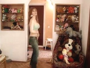 Sexy Redhead Teen Dance