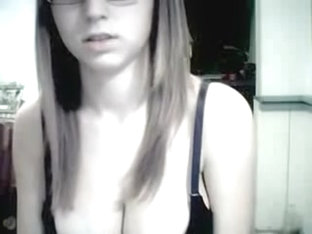 Blonde Teen Swings Her Mighty Jugs