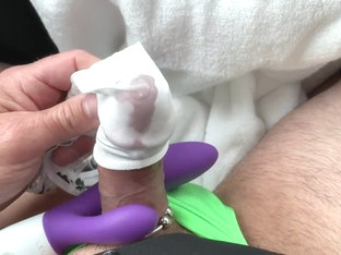 Cumming through my new white satin panties while moaning loud