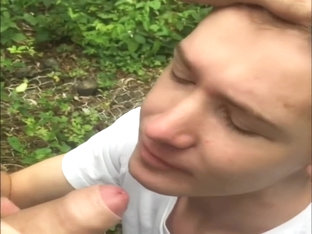 hot twink gets bred outdoors in a storm drain