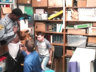 Shoplifting twink spunky