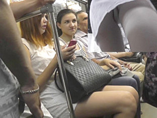 Nice upskirt videos filmed in the local subway