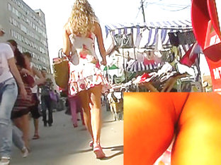 Overwhelming summer costume upskirt episode