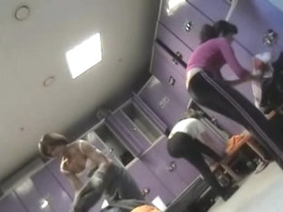 Changing Room Spy Cam Shoots Fems That Came To The Gym