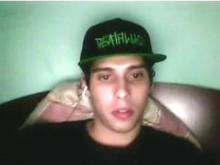 Straight guys feet on webcam #269