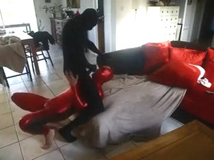 2 men in zentai lycra p1