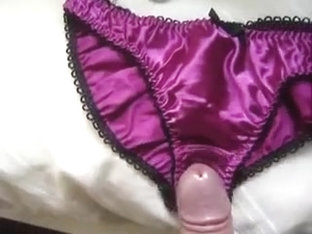 little pink silky panties sent by friend