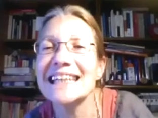 Mature shows up her dress