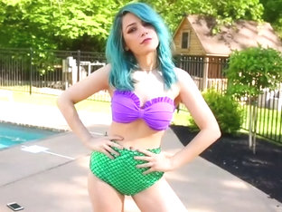 Girls trying on sexy swimsuits