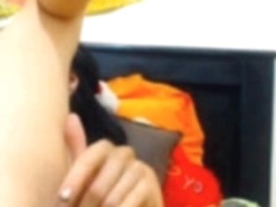 Busty Asian Whore Rubbing Her Twat On Webcam